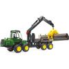 BRUDER Trattore John Deere Forwarder 1210E Con Braccio Meccanico
