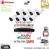 AMN KIT VIDEOSORVEGLIANZA CLOUD DVR 8 CANALI 8 TELECAMERE 5MPX AHD + HD1TB CCD SONY