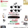 AMN KIT VIDEOSORVEGLIANZA CLOUD DVR 8 CANALI 6 TELECAMERE 5MPX AHD + HD1TB CCD SONY