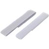 Korbond - Fasce per Chiusura a Gancio e Anello adesive da Cucire, Colore Bianco, 2 x 50 cm