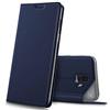 Verco Galaxy J6 (2018) Cover, Custodia a Libro Pelle PU per Samsung Galaxy J6 2018 Case Booklet Protettiva [magnetica integrata], Azzurro