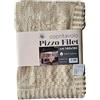OM DOLCE CASA Copritavolo Tovaglia Rettangolare Pizzo Filet Vintage 100% Cotone Tinta Unita Colore Ecru (140_180)