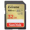 Sandisk 32GB Scheda SDHC Sandisk Extreme 60/100 MB/s C10 V30 Nero/oro [SDSDXVT-032G-GNCIN]