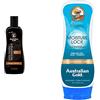 Australian Gold Rapid Tanning Intensifier Lotion 250 Ml & Moisture Lock Tan Extender Doposole idratante, 227g