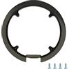 FDDU Copricatena Disco di Protezione in PVC Universale, Anello Paracatena in Plastica per Bicicletta, Bici Guarnitura Catena Ruota Copertura, per Mountain Bike e Biciclette 42-44 Denti(Nero)