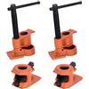 Buachois Morsetto per Tubi,2 Pezzi 1/2 Pollice Morsetto a vite,Morsetti per Tubi di Legno Morsa a Vite Tubo con Morsetto a H,Morsetti a Sgancio Rapido Clamp Wood per la Lavorazione del Legno(2)