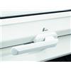 Roto Originale Maniglia per Finestre Roto | Maniglia per Finestra per Tetti delle Serie R4 + R7 + 43 + 73 in Legno e PVC-U | Bianco