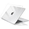 EooCoo Custodia Compatibile con MacBook Air M4 M3 M2 13,6 Pollici 2025 2024 2022 A3240 A3113 A2681 con Touch ID, Plastica Rigide Protezione Cover Mac 13.6 Superficie Liscia - Cristallo Trasparente