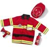 Pompiere Costume Bambino Vigile Del Fuoco Fire Carnevale Travestimenti  Feste Fun, 8-10 anni