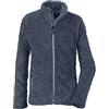 Killtec Girl's Giubbotto in felpa Teddy con collo alto KOW 193 GRLS JCKT, dark aquaverde, 116, 38506-000