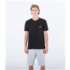 Hurley OAO Pocket Tee Maglietta, Nero, S Uomo