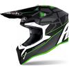AIROH Casco WRAAP MOOD Nero Verde Bianco Opaco - AIROH XL