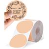 Phomemo M110 Etichetta rotonda Khaki,Khaki Chiaro etichetta autoadesiva rotonda,50x50mm(1,96x1,96),per Phomemo M110 M120 M220 M221 M108 M102 M100 M150 M250 M260 Etichettatrice,140 etichette/rotolo