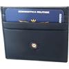 Aeronautica Militare Portafoglio Porta carte credito piatto in pelle Aeronautica Militare Linea Plate Uomo AM136 Blu