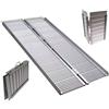 D&L Rampa pieghevole in alluminio per sedia a rotelle, 182 cm, 270 kg, 06065, 1,8 m