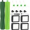 Leadaybetter Kit di Accessori Ricambi per iRobot Roomba Aspirapolvere E e I Serie i7 i7+ i3 i3+ i4 i4+ i6 i6+ i8 i8+ j7 j7+/Plus E5 E6 E7,4 HEPA Filtri, 1 Spazzola in Gomma, 4 Rullo Spazzola Laterale