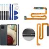 RongZy Power Flex Connector per Samsung Galaxy A12 A125U A125F Cavo Flessibile del Pulsante di Accension ON off Sostituzione con Strumenti(Nero)