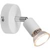 RL LIVE YOUR LIGHT Trio Leuchten R80911031 Faretto Paris Lampadina Esclusa 1 Luce Attacco, Gu10, Bianco Opaco