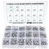 Gueenky 1110 Pezzi Rivetti Alluminio, 3,2/4/4,8 mm Rivetti pop Rivetti Ciechi, 20 Dimensioni Set di Rivetti a Strappo per Metallo Legno Plastica, con Scatola di Immagazzinaggio