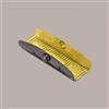 ALCAS 100 Pz Vassoio Mono Porzione in PP PET Oro e Nero per Eclair