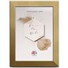 aFFa frames AFFA, Hekla, cornice portafoto in MDF, facile da pulire, rettangolare, con vetro acrilico, colore oro, 10 x 15 cm
