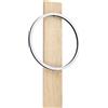 Eglo Led lampada da parete Boyal, a luce singola in legno, metallo, plastica, illuminazione Led da parete per interni, corridoio, da soggiorno