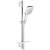 Grohe Rainshower 130 SmartActive Cube 26584000 - Colonna Doccia a 3 Getti, Ecojoy Portata Limitata a 9.5l/min, Squadrato, Cromo