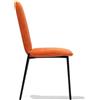 Connubia Sedia Riley CB2157 con struttura in metallo e seduta a scelta - IN PROMOZIONE CON VOUCHER
