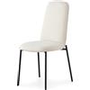 Connubia Sedia Riley CB2157-N MTO con struttura in metallo e seduta a scelta - IN PROMOZIONE FINO ALL' 11/07