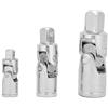 BuyWeek Adattatore per Presa Giunto Universale, 3 Pezzi CRV 1/4 3/8 1/2 a 360° in Acciaio al Cromo Vanadio per Chiavi e Chiavi a Bussola