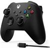 Microsoft Controller Wireless Xbox Series X + Cavo USB-C (Nero);