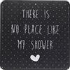 SEALSKIN Lyrics - Tappetino da bagno antiscivolo, in gomma, nero, 53 x 0,4 x 53 cm