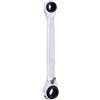 KS Tools 503.4656 Chiave a Cricco Doppia Poligonale Reversibile 4 in 1 Gearplus, 8X10-12X13 mm