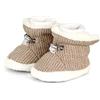 Sterntaler Scarpine da Bambino Effetto Maglia, Scarpe da Neonato Bimba 0-24, Beige, 16 EU