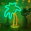 XRR Insegna al Neon, Albero di cocco Luci al Neon LED USB/Luce notturna a batteria Natalizie Decorazione luminose Neon Signs per camera da letto, sala giochi, bar e feste,idea regalo per bambini.