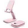 Lamicall Supporto Telefono Regolabile, Dock Telefono - Pieghevole Supporto Dock per iPhone 16/15 Pro Max, 14/13/12/11 Pro Max Plus Mini, Xs XR X 8 7 6, Samsung S10 S9, Scrivania, Tablet e Smartphone