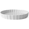 Holst Porzellan Teglia per Quiche e Torta, 28 cm, Rotondo, in Porcellana, Bianco, 27,8 cm, TO 174