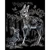 Pracht Creatives Hobby Royal & Langnickel Quadro Graffiante Fulvo, Argento, Quadro Graffiante per Bambini e Adulti, con Penna Graffiante e Sagoma