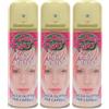 Virsus 3 bombolette Spray da 100 ml di Glitter Gold temporaneo per Capelli, colora i Tuoi Capelli con Brillantini dorati per Feste Party e Eventi per Bambini e Adulti lacca glitterata Oro