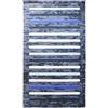 MANI TEXTILE TPS_RAY_NERO 80 Tappeto, Poliestere, Nero, 80 x 150 cm