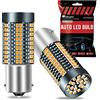 KaiDengZhe BA15S 1156 LED Lampadina Indicatore di Direzione, 2022 Aggiornata 3020-126SMD Lampadina LED Senza Errori CANBUS Giallo Ambra 3200LM 25W per 7506 1156A P21W Sostituzione Lampadina Lampeggiante (2 PZ)