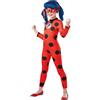 Rubie's Rubies 300778 Costume Miraculous Ladybug Tikki, Per Bambina, Tuta con maschera, Zag ufficiale, Rosso, Taglia M (5 - 6 anni)