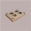 SCOTTON 100 Porta Bicchieri Carta Asporto Caffè Cappuccino 4 Fori 4Coffee