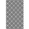 MANI TEXTILE TPS_BLWH_CARR_80 Tappeto, Poliestere, Quadrati, x_150_cm