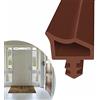 EFUTURETIME Guarnizione Marrone per Porta Finestra【5m】, Guarnizione in Gomma Guarnizione per Finestre Garage e Porte