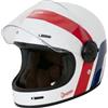 ORIGINE Casco Moto Integrale in Fibra di Vetro Stile Cafe Racer Omologato ECE con Visiera