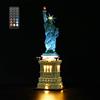 GEAMENT Set di Luci LED (Telecomando) Compatibile Con LEGO Statua della Libertà - Kit Di Illuminazione per Architecture 21042 (Modello di mattoncini non incluso)