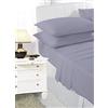 NIGHTZONE Matrimoniale, Cotone, 50% Poliestere, Grigio, Doppio
