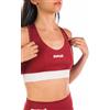Zumub Tribe Essentials Sports Bra in Bordeaux - Zumub