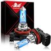 WinPower -24V H11 Lampadine alogene - 70W Super Bright Ultra White 5000K Lampade per fari fendinebbia per auto, 2 pezzi